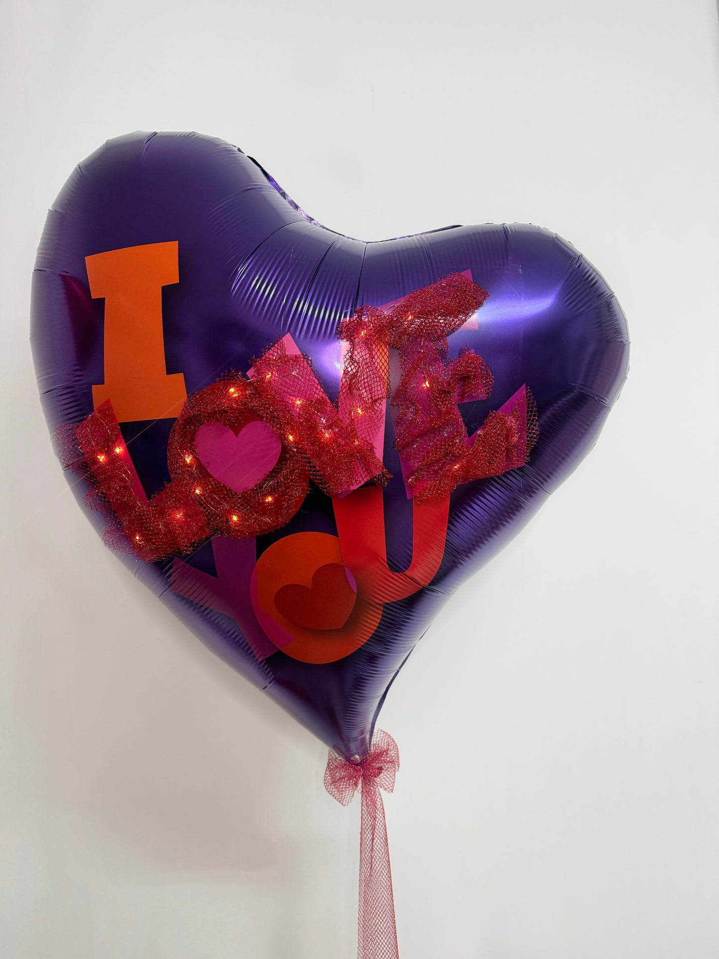 I Love You Hellium Heart