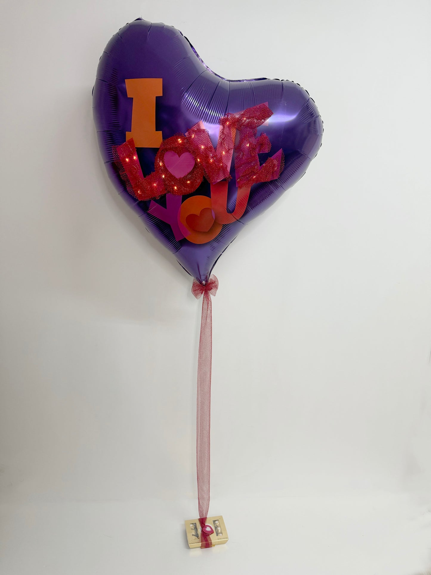 I Love You Hellium Heart