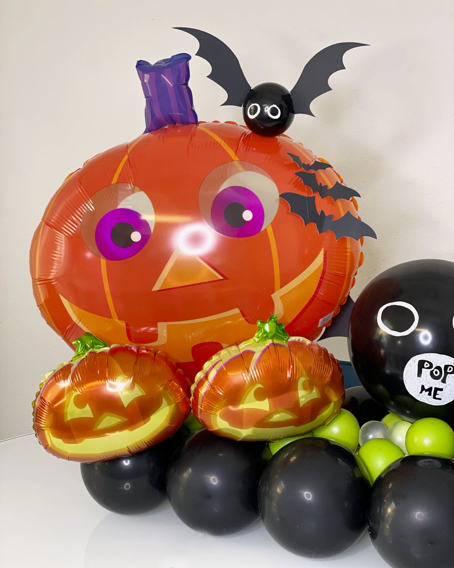 Halloween Balloons Monster Pop Pumpkin & Bat