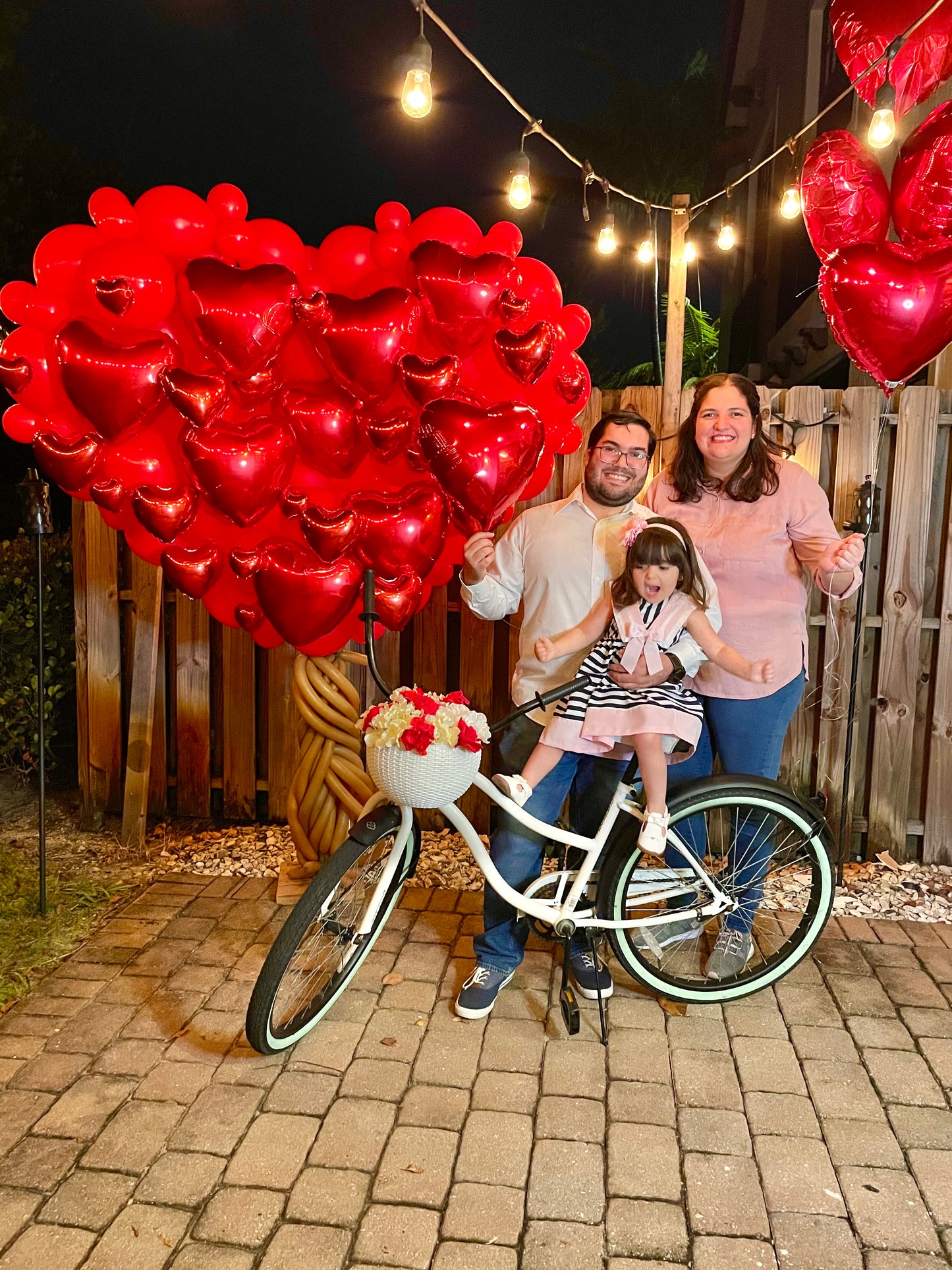 Heart Balloons Tree