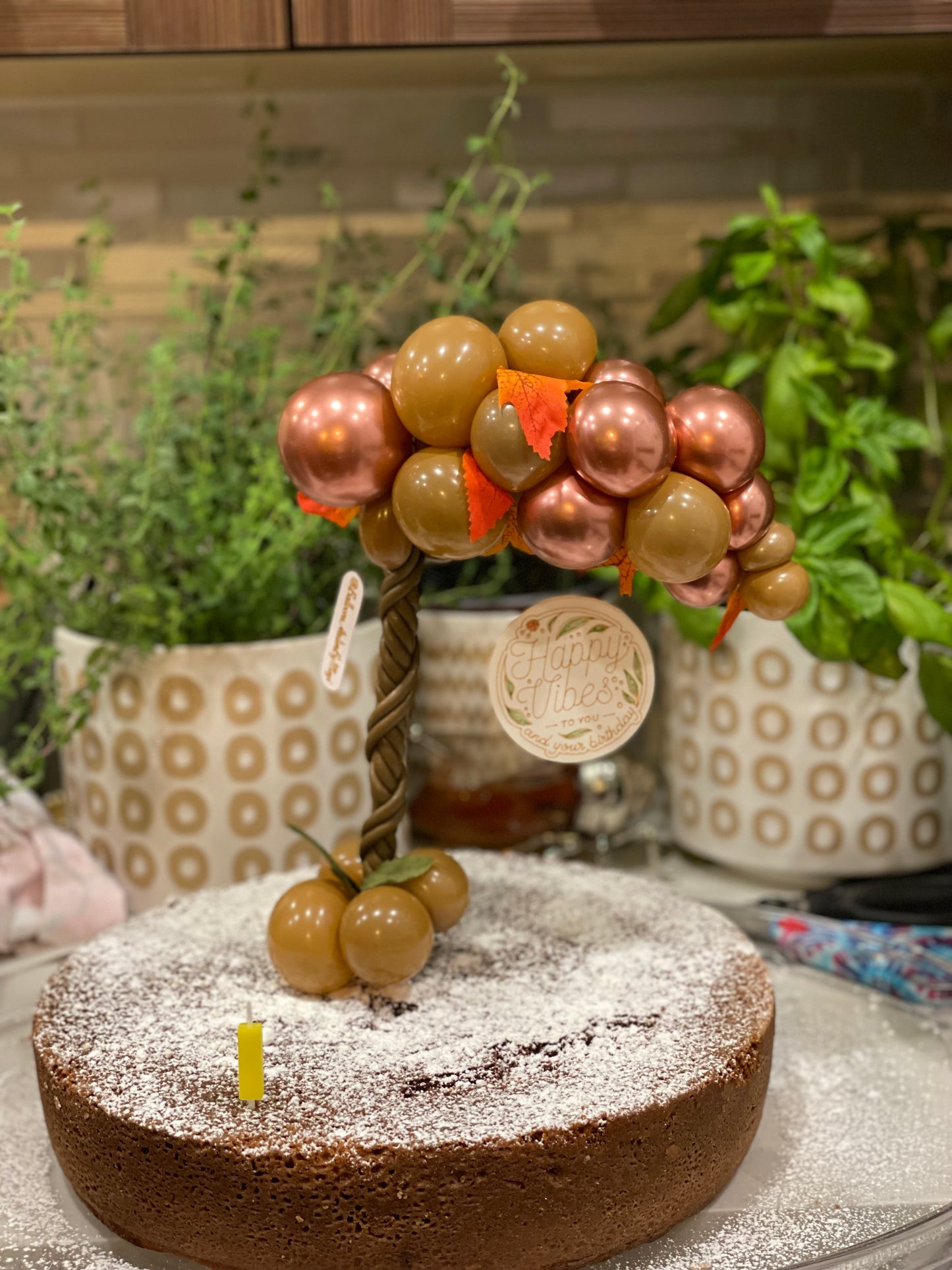 Fall Cake Topper Balloon