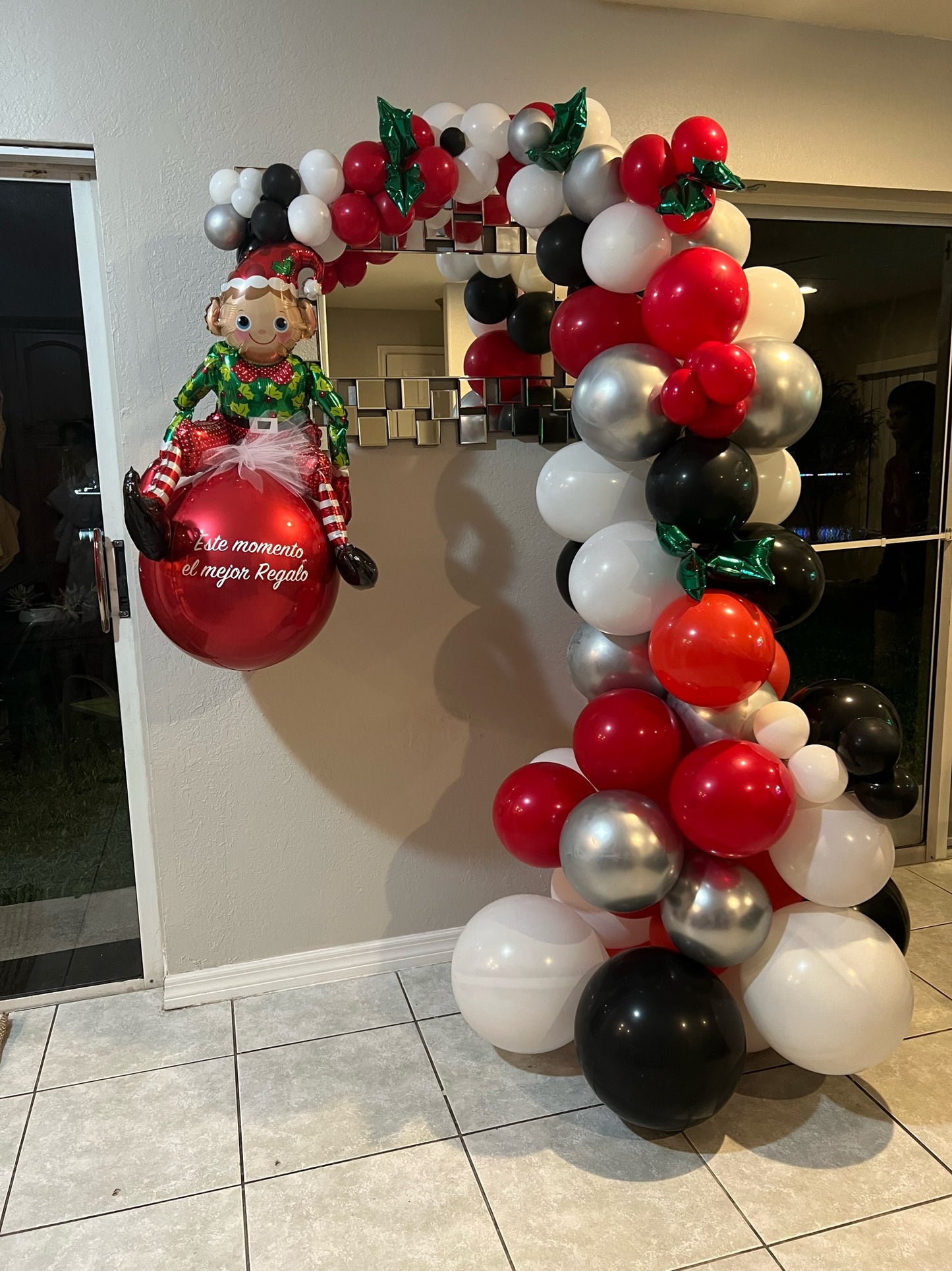 Christmas Balloons Arch