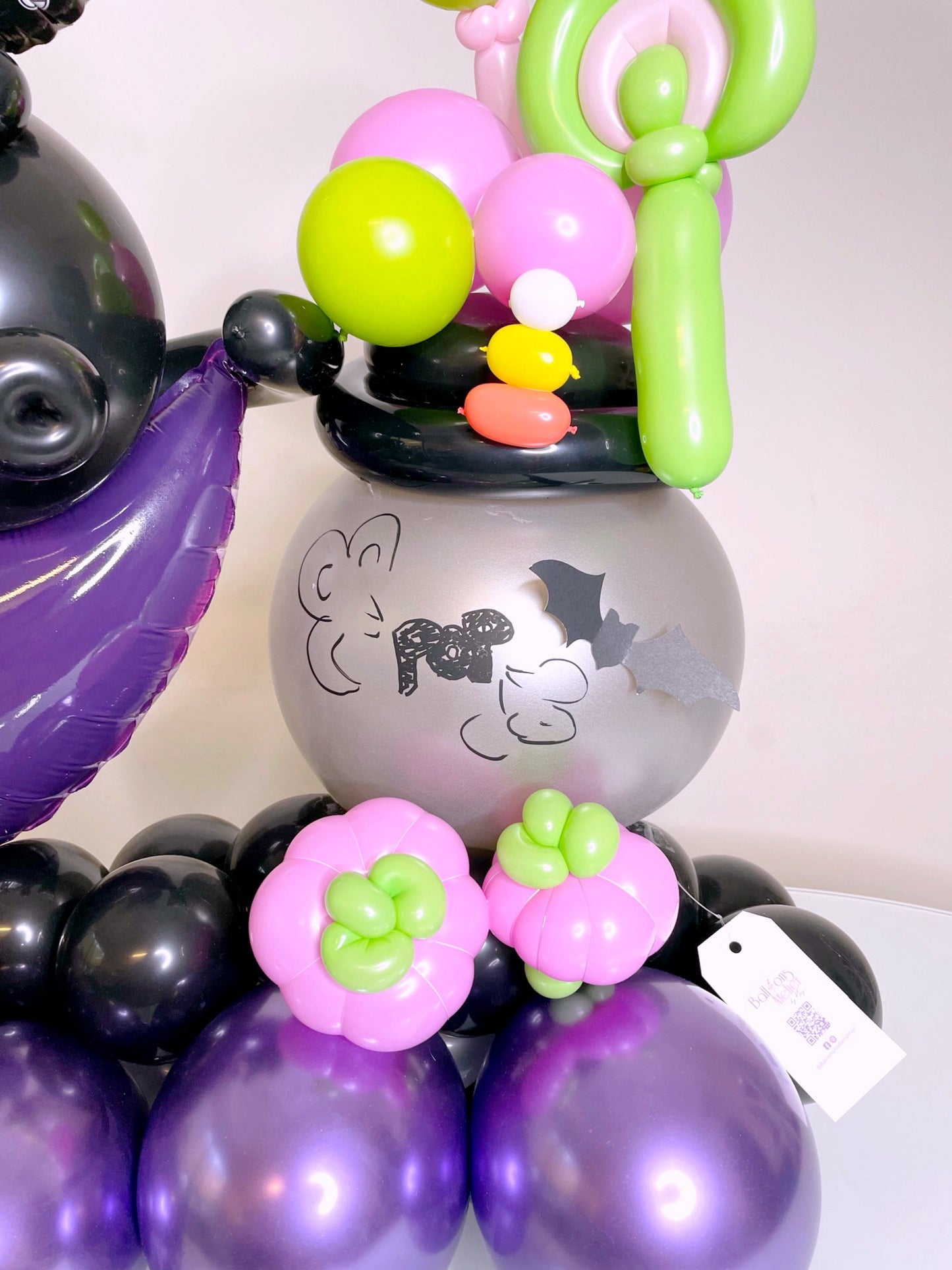 Cat Balloons Monster POP. Halloween Season