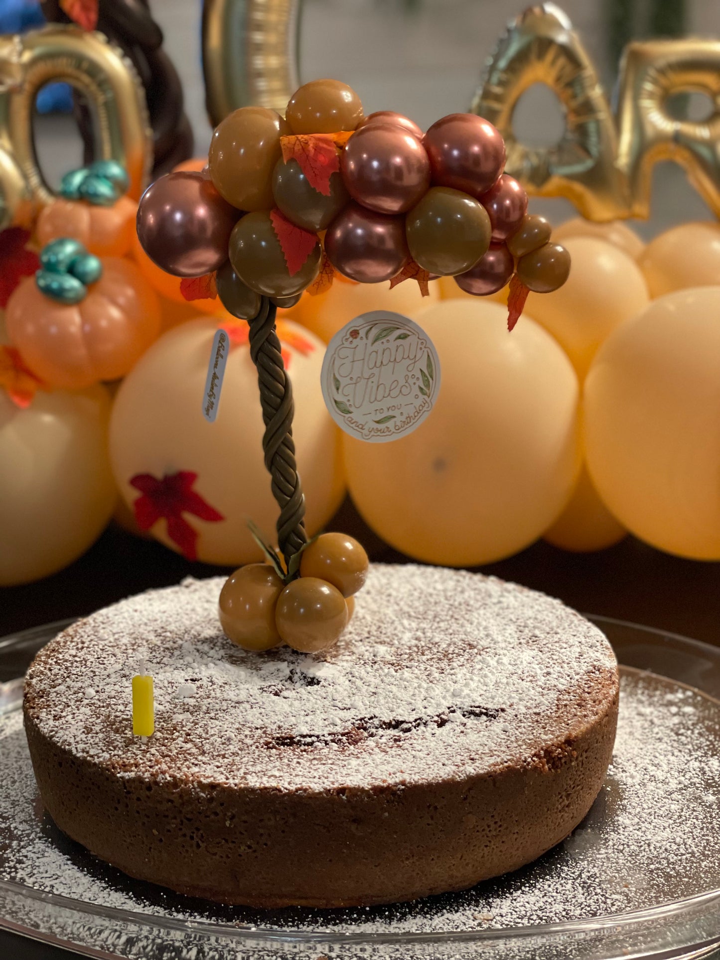 Fall Cake Topper Balloon