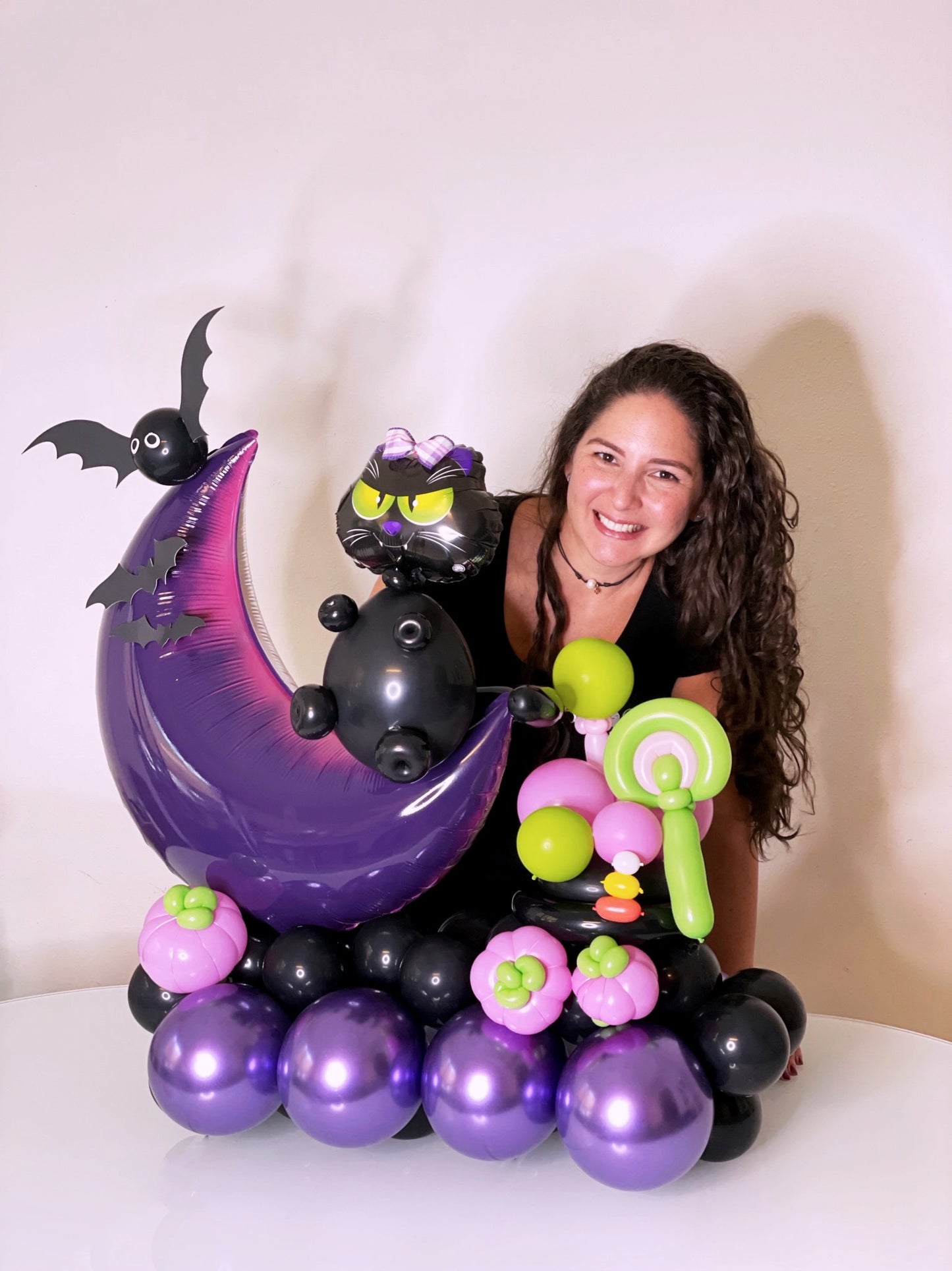 Cat Balloons Monster POP. Halloween Season