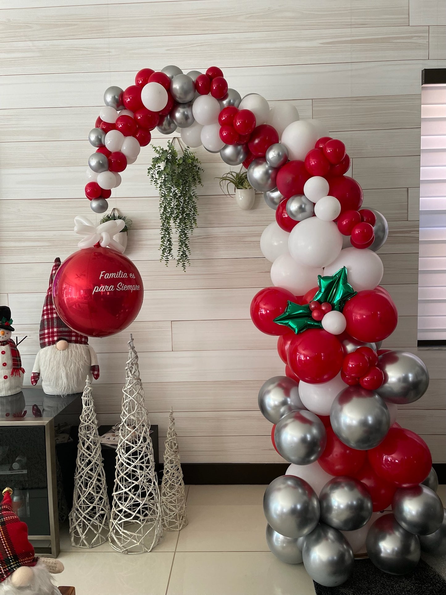 Christmas Balloons Arch