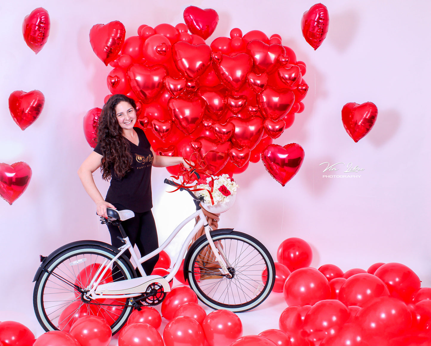 Heart Balloons Tree