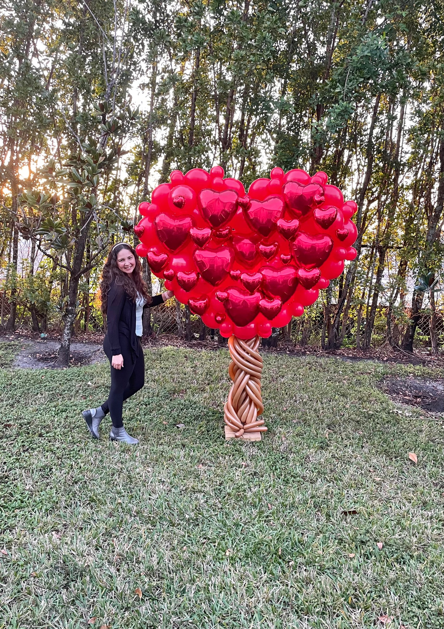 Heart Balloons Tree