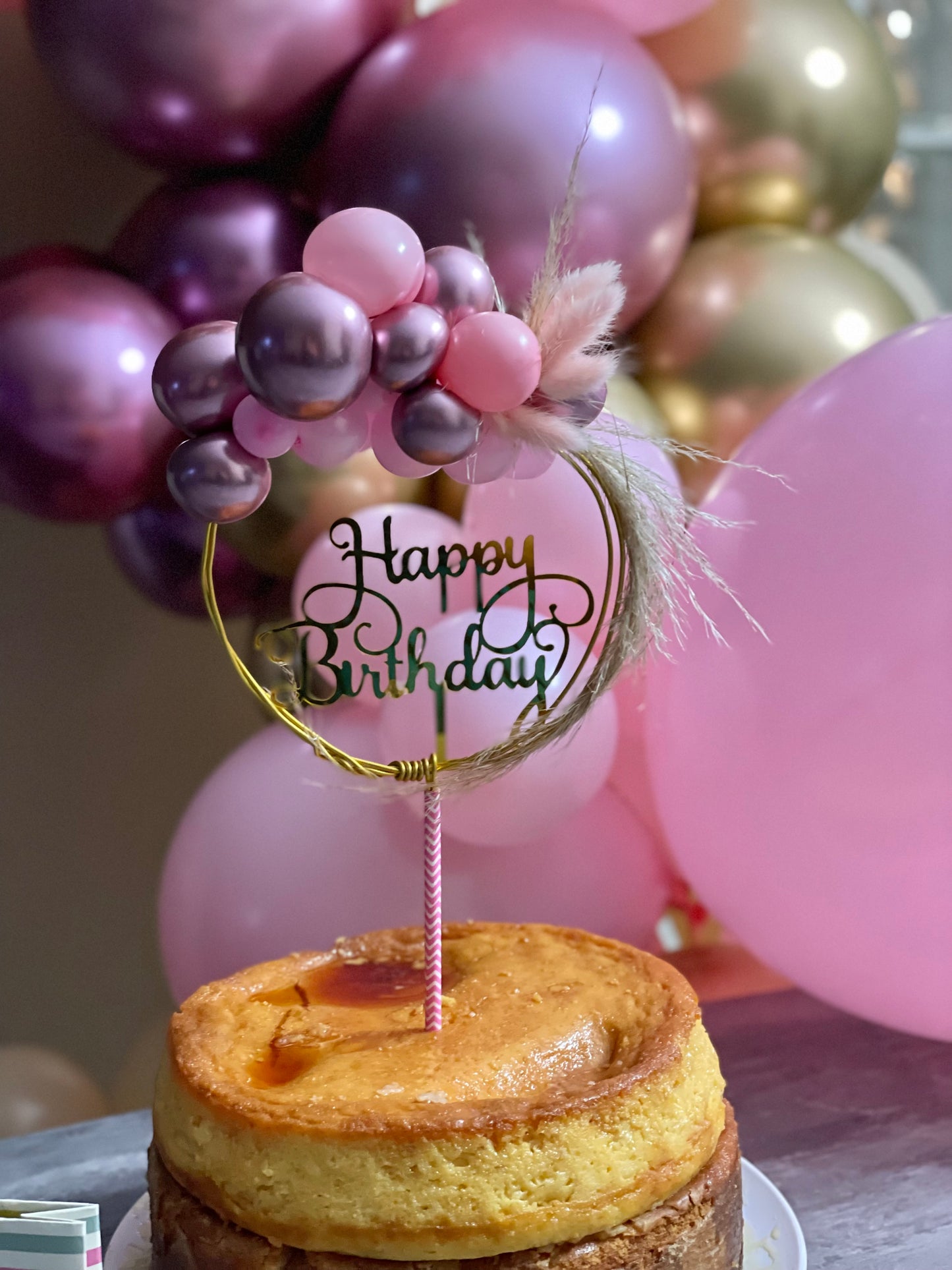 Boho Cake Topper Balloons
