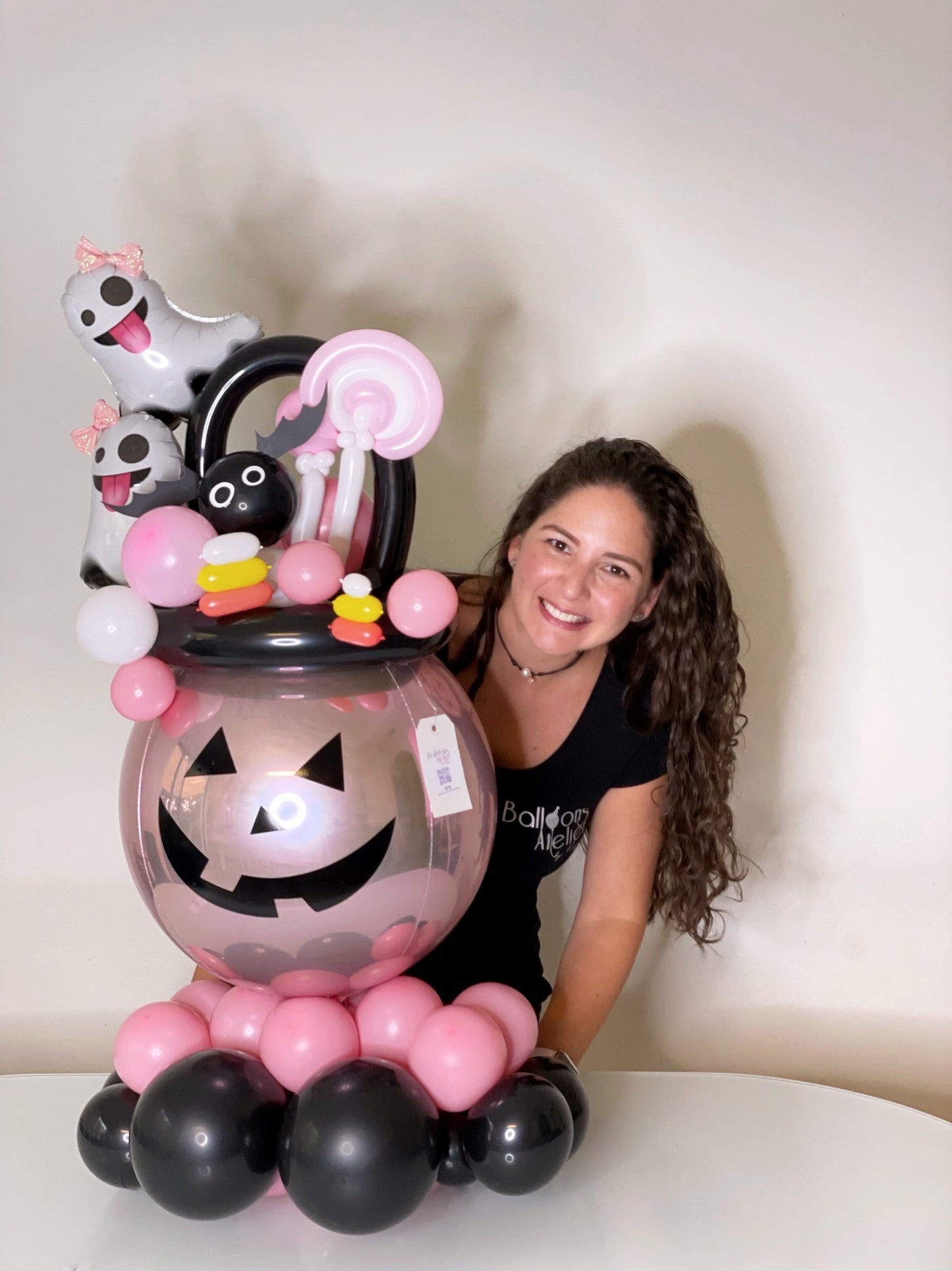 Bucket Monster POP. Balloons Halloween Season