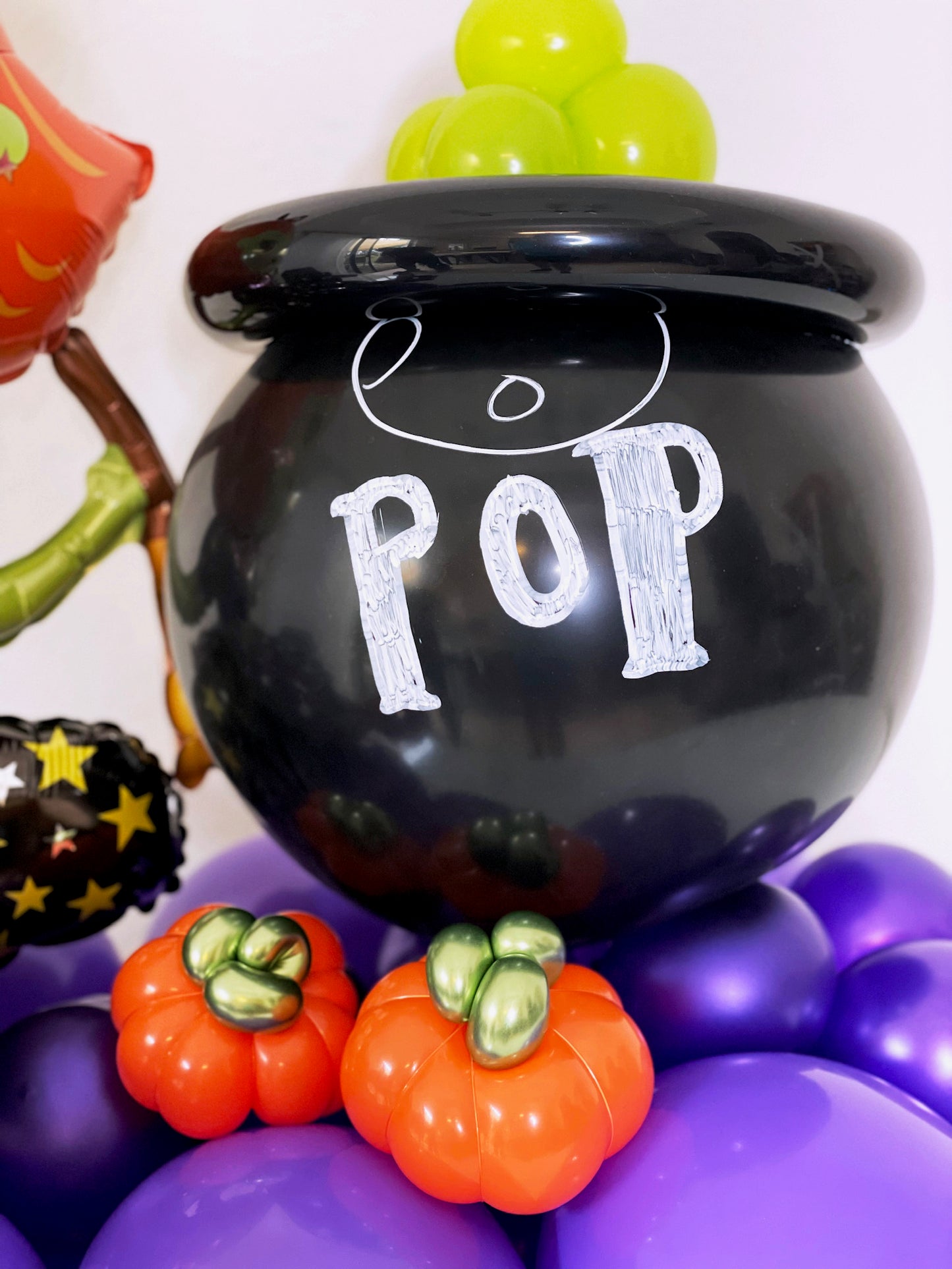 Balloons Monster Pop. Halloween Season