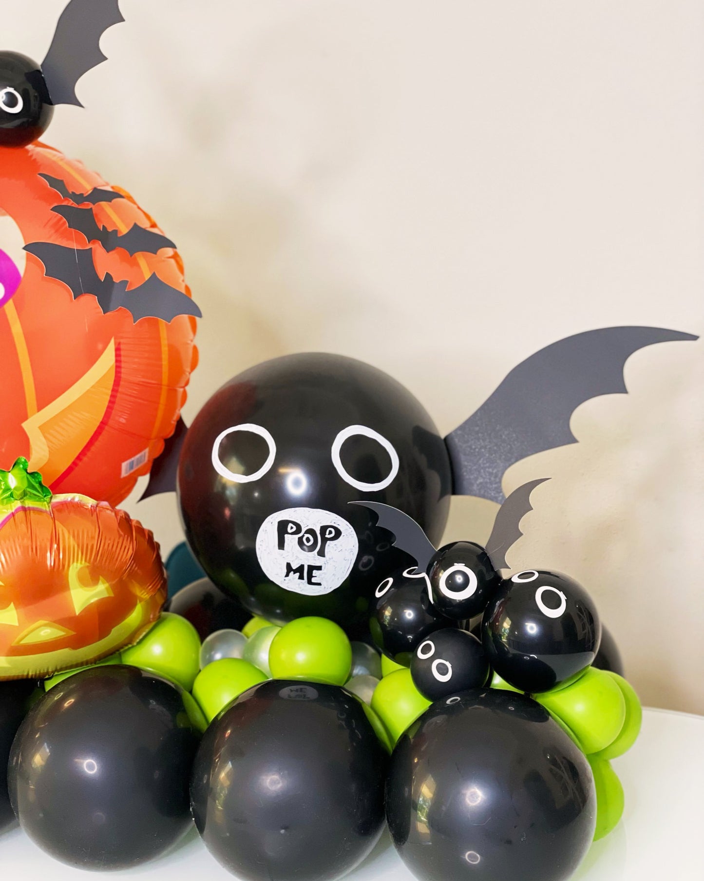 Halloween Balloons Monster Pop Pumpkin & Bat