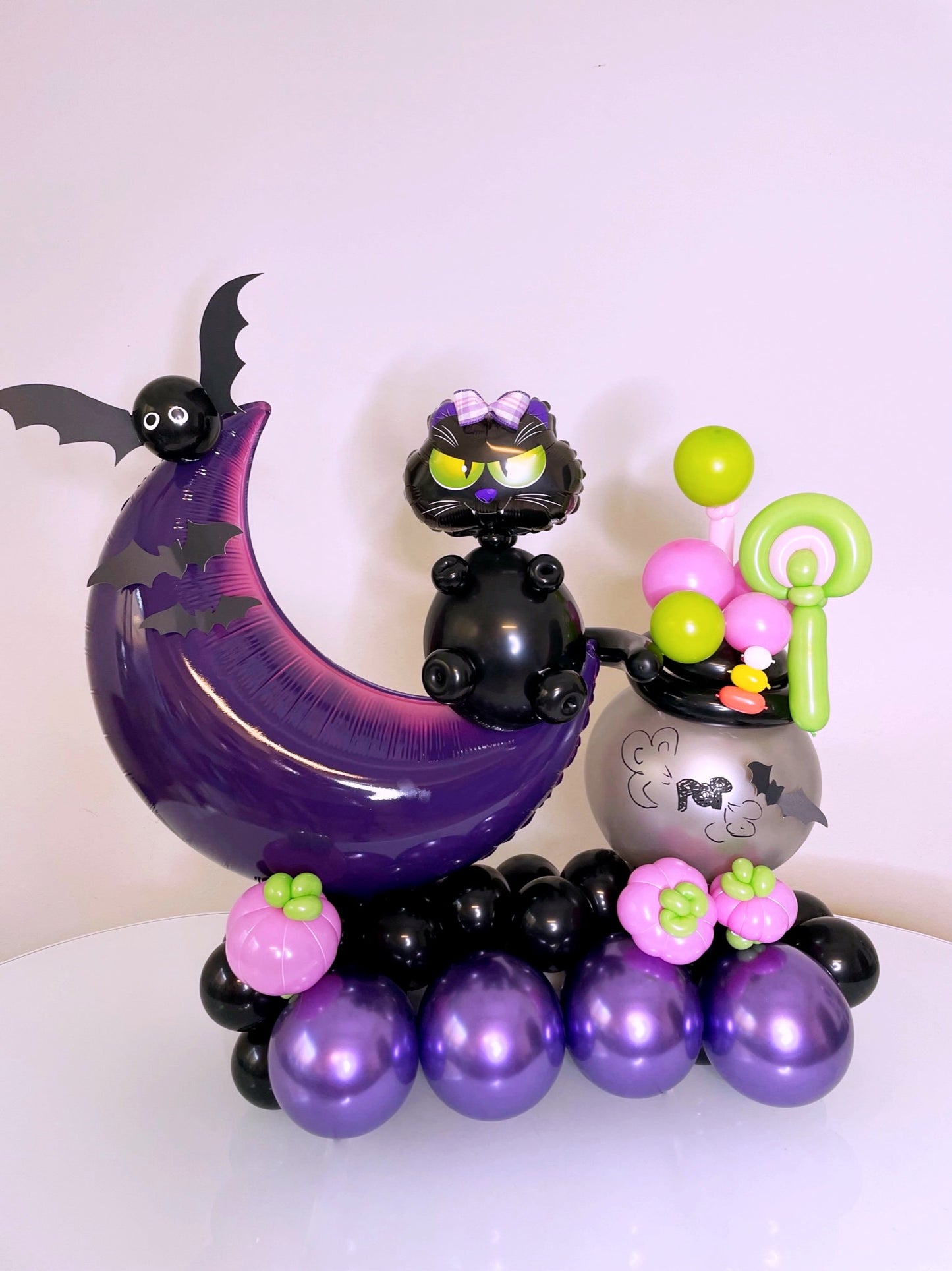 Cat Balloons Monster POP. Halloween Season