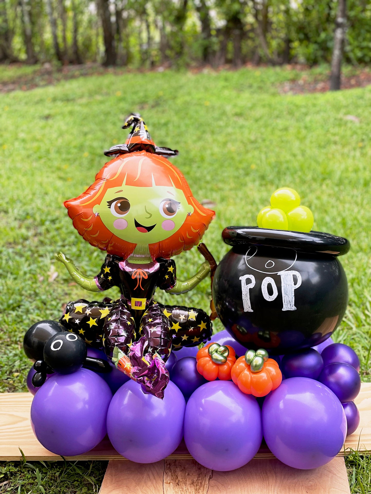 Balloons Monster Pop. Halloween Season