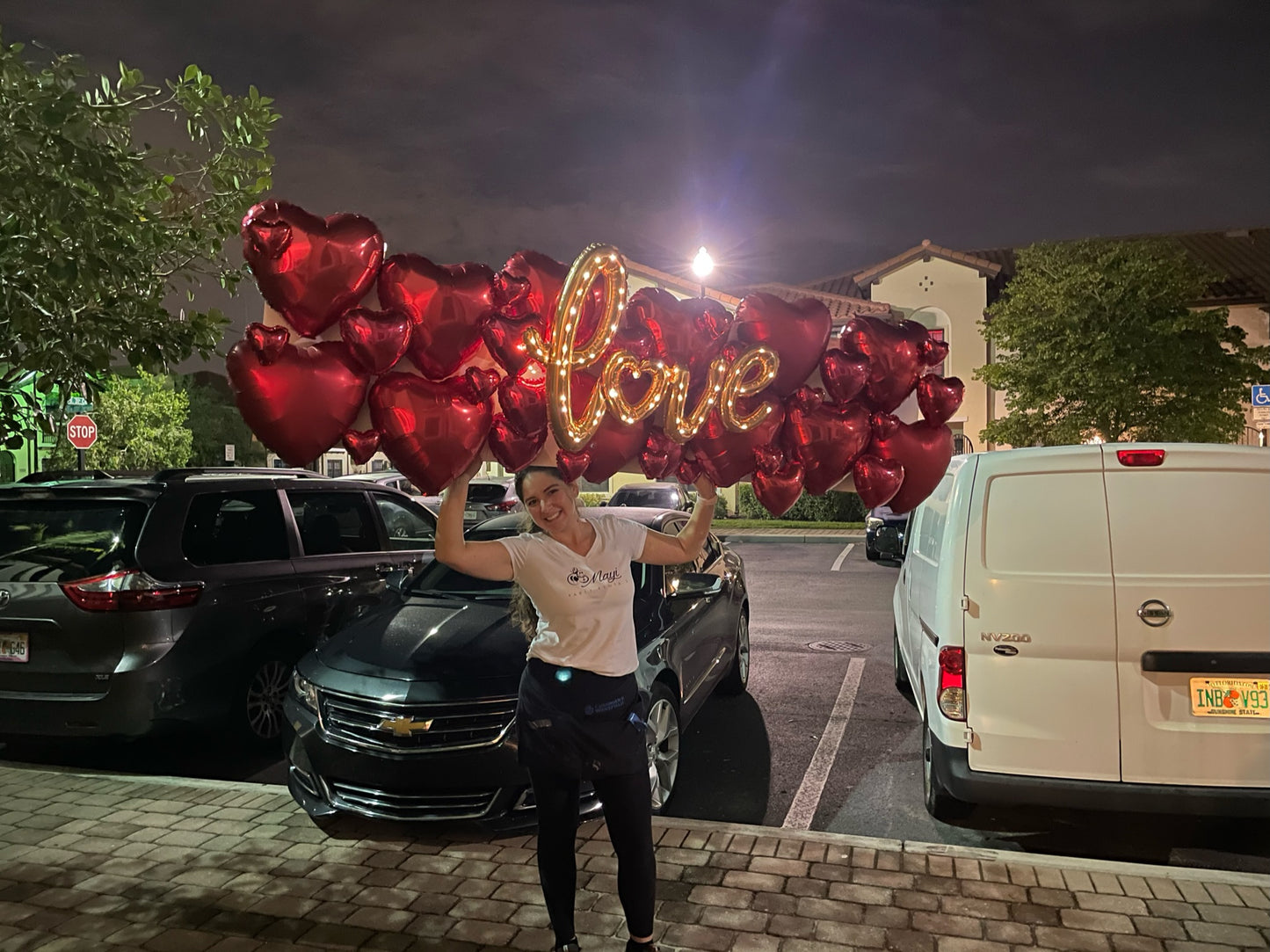 Balloons Lights Sign