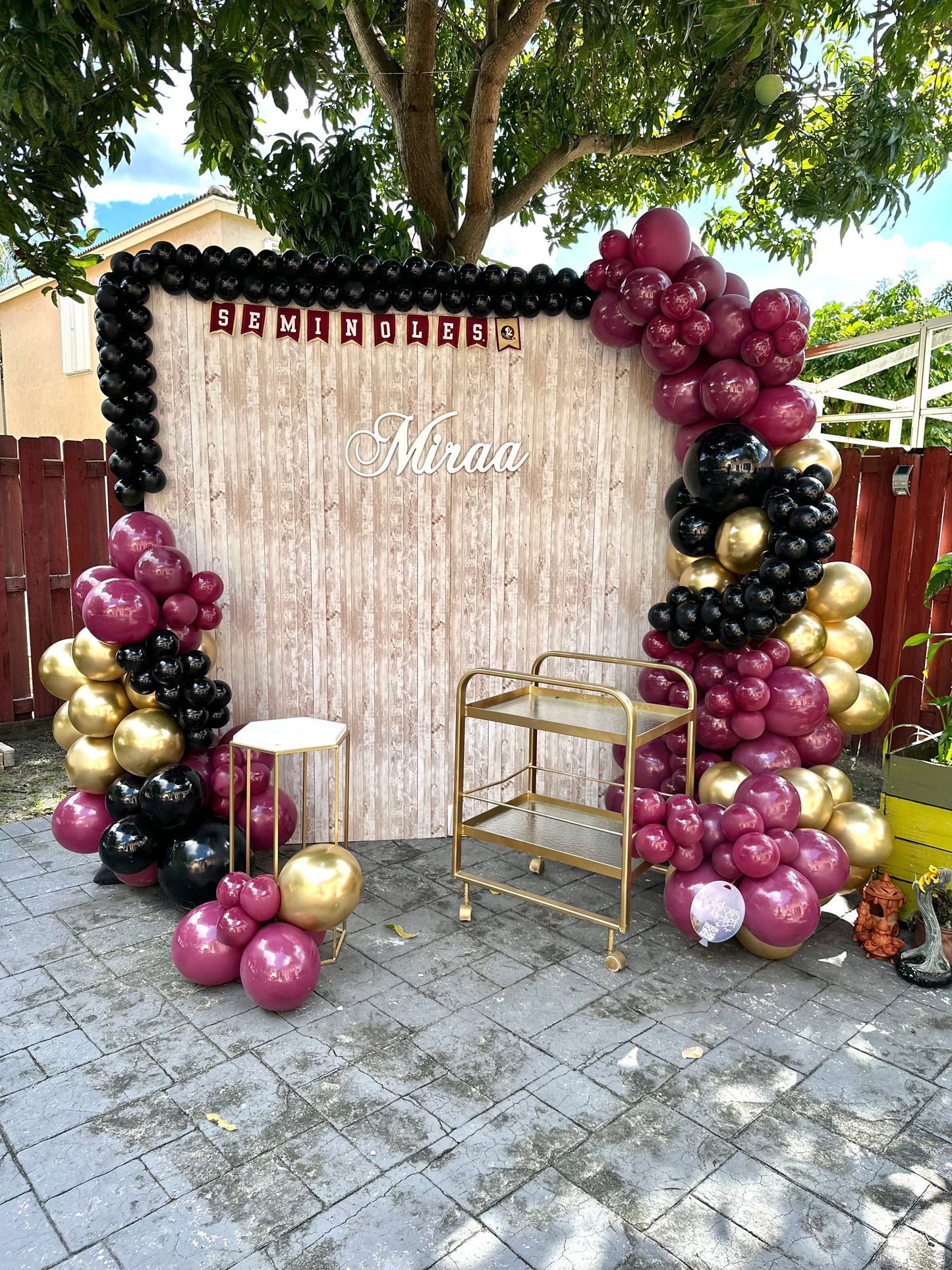 Graduation Balloons Arch