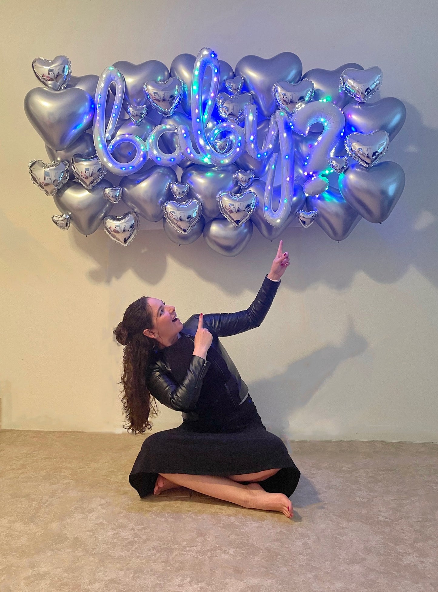 Balloons Lights Sign