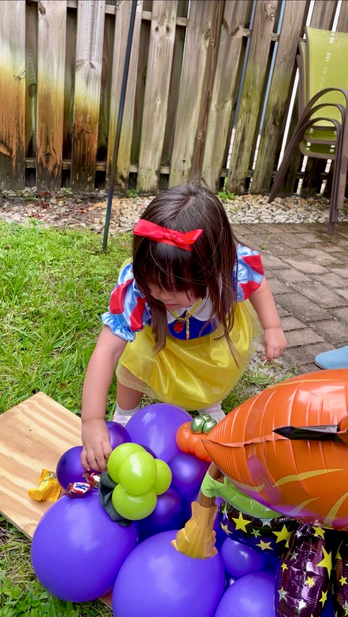 Balloons Monster Pop. Halloween Season