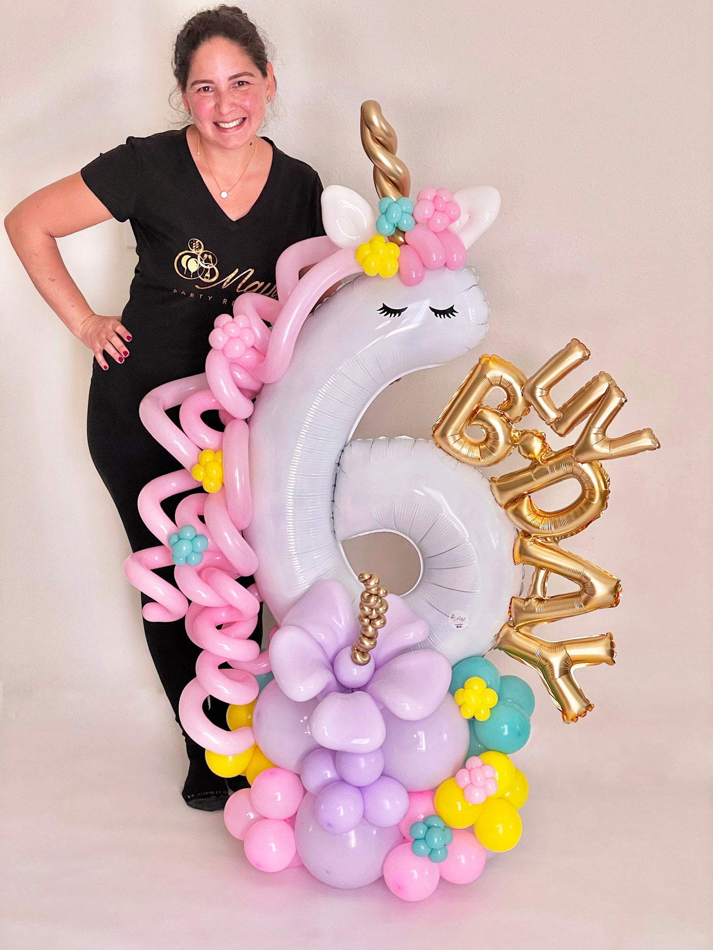 Unicorn Number Balloon