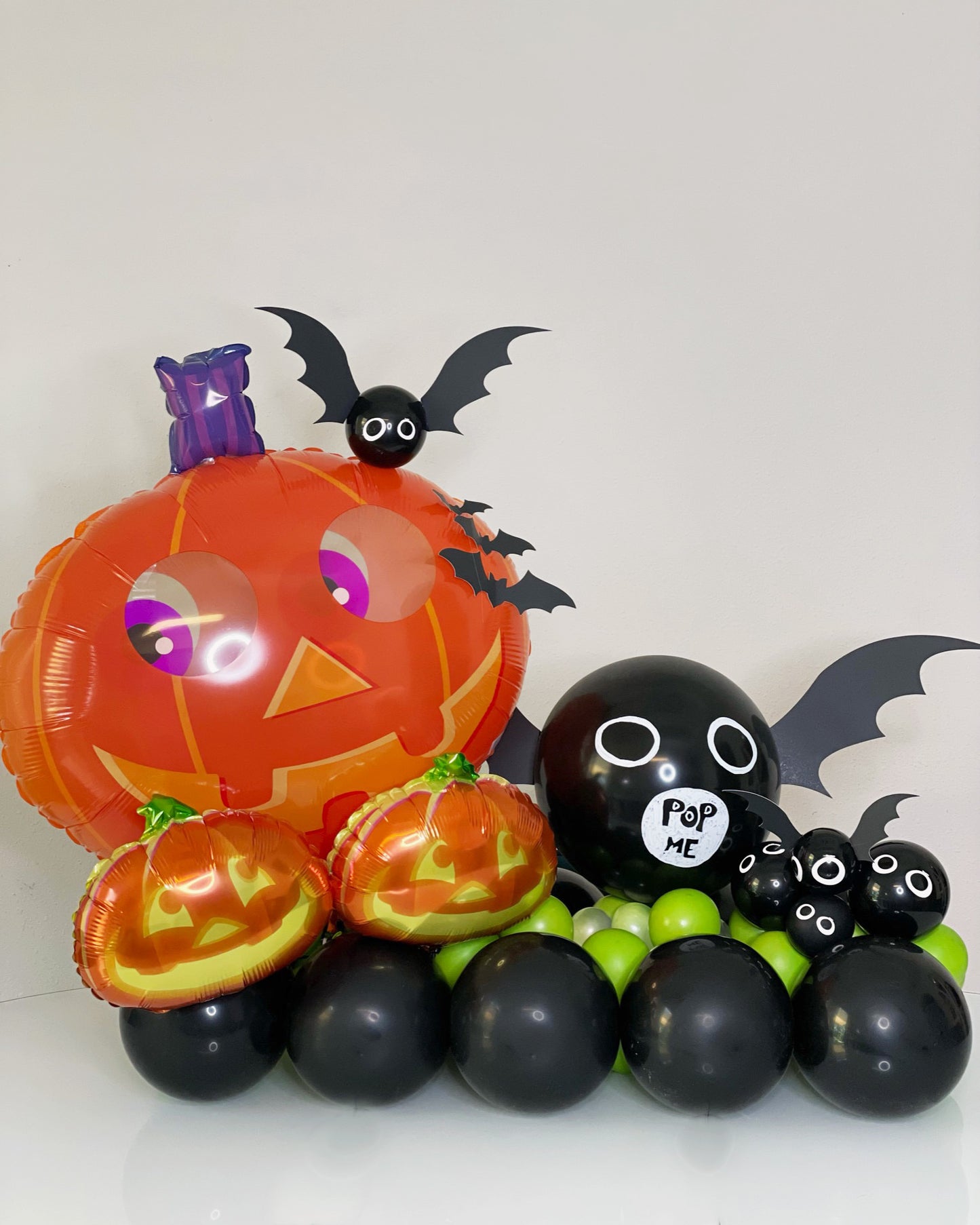 Halloween Balloons Monster Pop Pumpkin & Bat