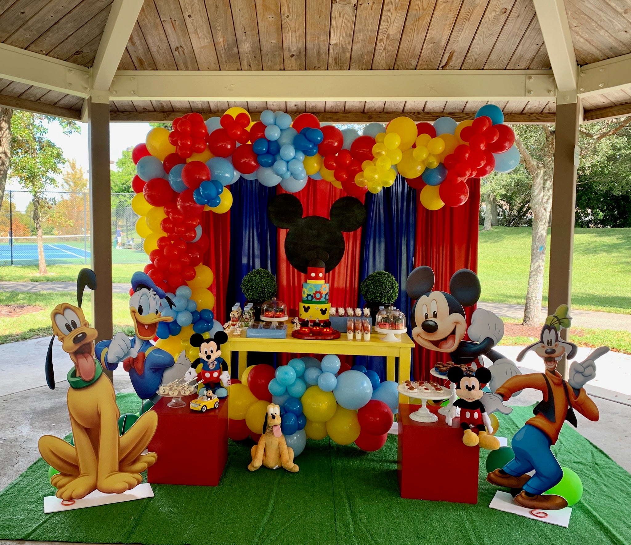 Mickey Mouse & Friends Birthday Party Table Decoration Set - Kids Multi-Color
