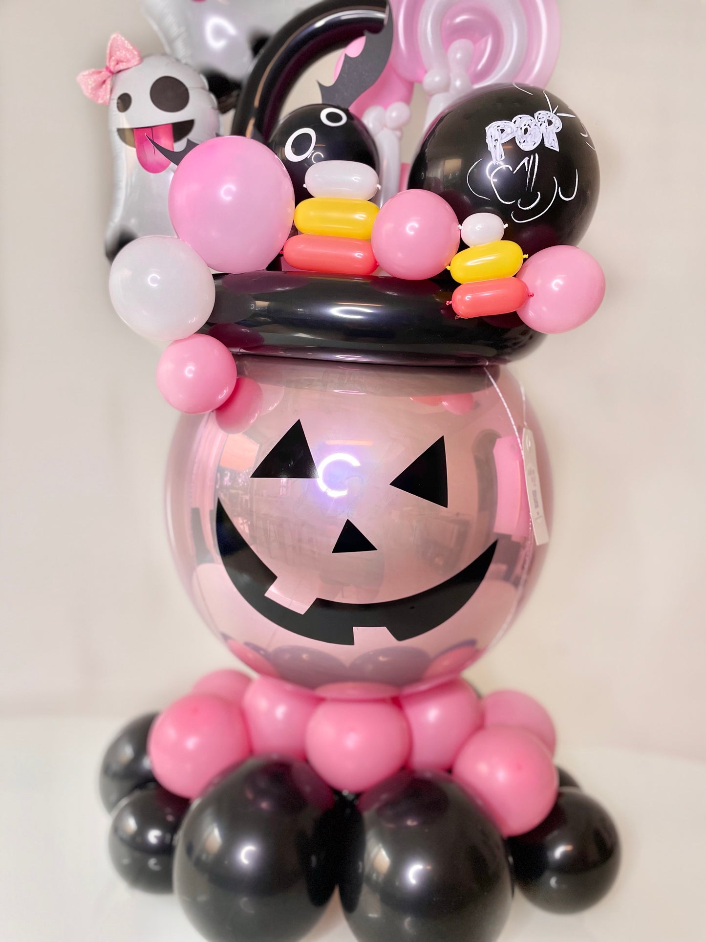 Bucket Monster POP. Balloons Halloween Season
